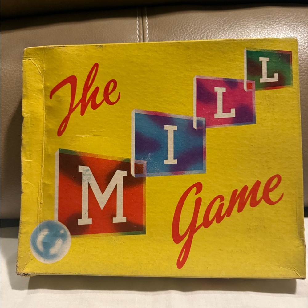 The Mill Game - Colorful Strategy Board Game 1940